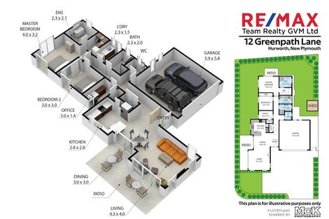 Photo of property in 12 Greenpath Lane, Hurworth, New Plymouth, 4310