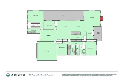 Photo of property in 127 Pegasus Boulevard, Pegasus, 7612