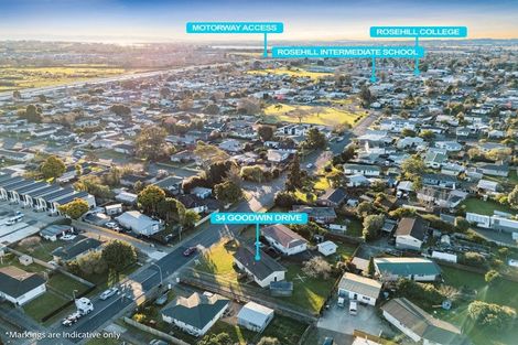 Photo of property in 34 Goodwin Drive, Rosehill, Papakura, 2113
