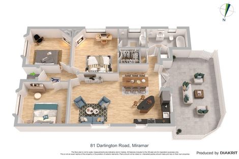 Photo of property in 81 Darlington Road, Miramar, Wellington, 6022