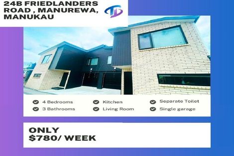 Photo of property in 24b Friedlanders Road, Manurewa, Auckland, 2102