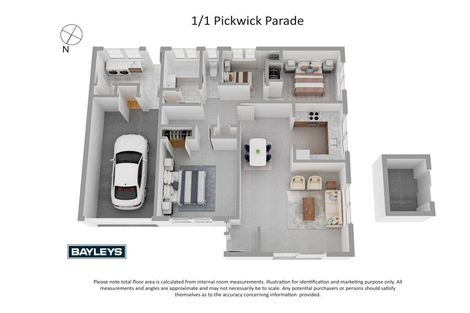 Photo of property in 1/1 Pickwick Parade, Mellons Bay, Auckland, 2014