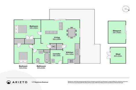 Photo of property in 1/7 Neptune Avenue, Beach Haven, Auckland, 0626