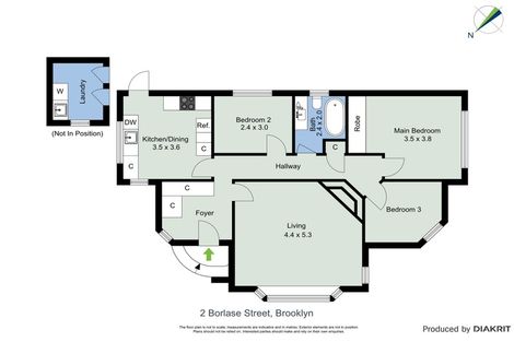 Photo of property in 2 Borlase Street, Brooklyn, Wellington, 6021