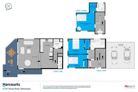 Photo of property in 4/15d Verran Road, Birkenhead, Auckland, 0626