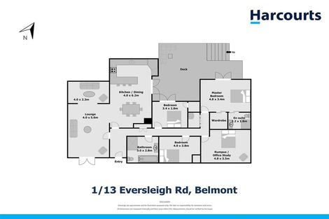 Photo of property in 1/13 Eversleigh Road, Belmont, Auckland, 0622