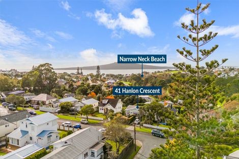 Photo of property in 41 Hanlon Crescent, Narrow Neck, Auckland, 0624