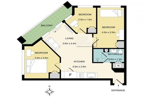 Photo of property in 96 On Symonds Apartments, 1007/96 Symonds Street, Grafton, Auckland, 1010
