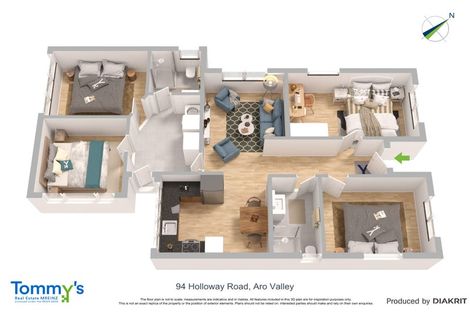 Photo of property in 94 Holloway Road, Aro Valley, Wellington, 6021