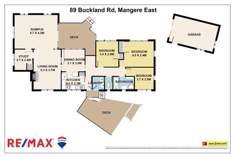 Photo of property in 89 Buckland Road, Mangere East, Auckland, 2024