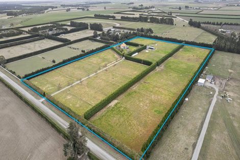 Photo of property in 1217 Hoskyns Road, Kirwee, Christchurch, 7671