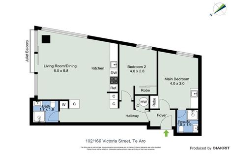 Photo of property in Vsp South, 102/166 Victoria Street, Te Aro, Wellington, 6011