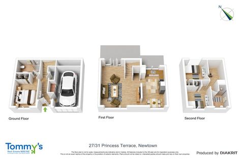 Photo of property in 27/31 Princess Terrace, Newtown, Wellington, 6021