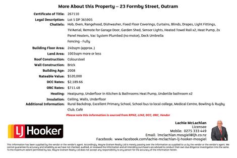 Photo of property in 23 Formby Street, Outram, 9019