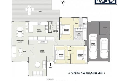 Photo of property in 3 Serrita Avenue, Sunnyhills, Auckland, 2010