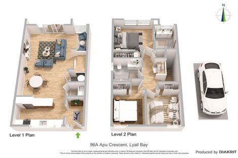 Photo of property in 96a Apu Crescent, Lyall Bay, Wellington, 6022