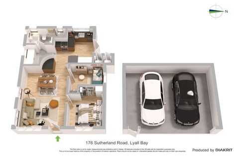 Photo of property in 176 Sutherland Road, Lyall Bay, Wellington, 6022