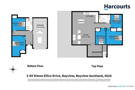 Photo of property in 2/69 Simon Ellice Drive, Bayview, Auckland, 0629