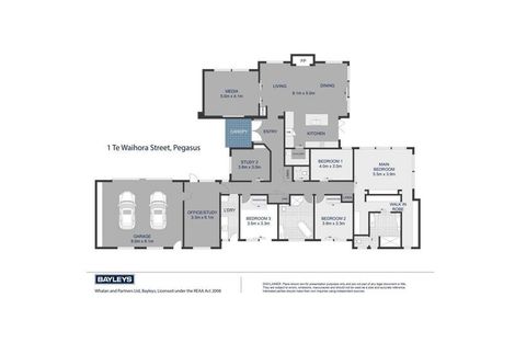 Photo of property in 1 Te Waihora Street, Pegasus, 7612