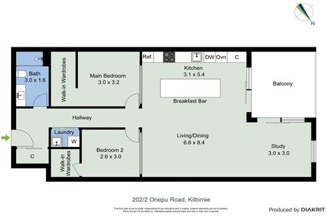 Photo of property in 202/2 Onepu Road, Kilbirnie, Wellington, 6022