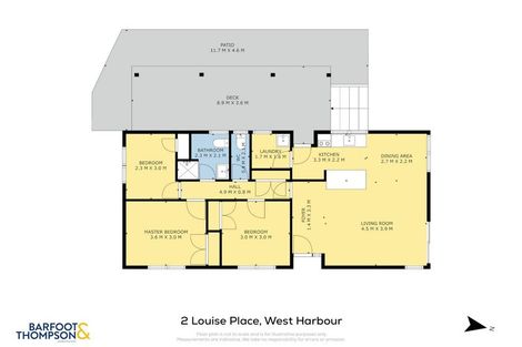 Photo of property in 2 Louise Place, West Harbour, Auckland, 0618