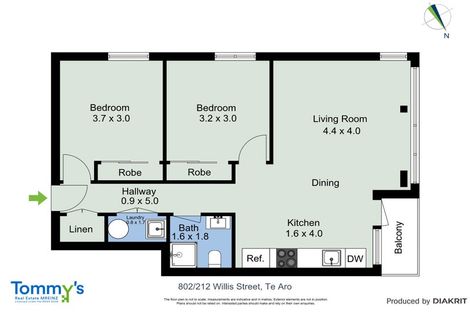 Photo of property in 802/212 Willis Street, Te Aro, Wellington, 6011