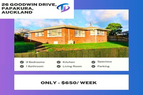 Photo of property in 26 Goodwin Drive, Rosehill, Papakura, 2113
