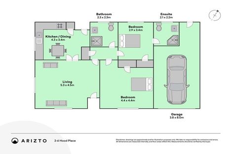 Photo of property in 2/6 Hood Place, Spotswood, New Plymouth, 4310