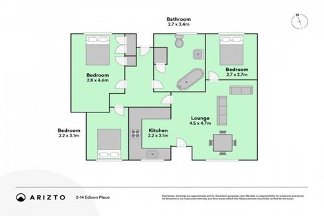 Photo of property in 2/14 Edison Place, Saint Heliers, Auckland, 1071