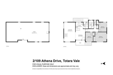 Photo of property in 2/109 Athena Drive, Totara Vale, Auckland, 0629