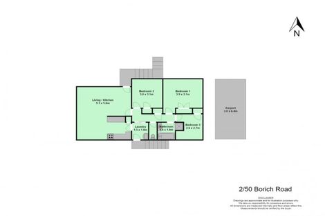 Photo of property in 2/50 Borich Road, Sunnyvale, Auckland, 0612