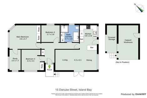 Photo of property in 15 Danube Street, Island Bay, Wellington, 6023