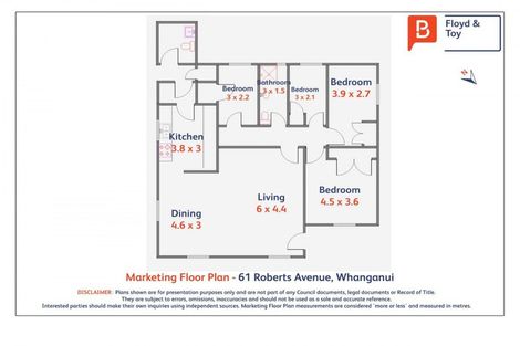 Photo of property in 61 Roberts Avenue, Aramoho, Whanganui, 4500