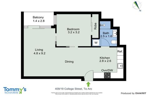 Photo of property in Trinity Apartments, 409/19 College Street, Te Aro, Wellington, 6011