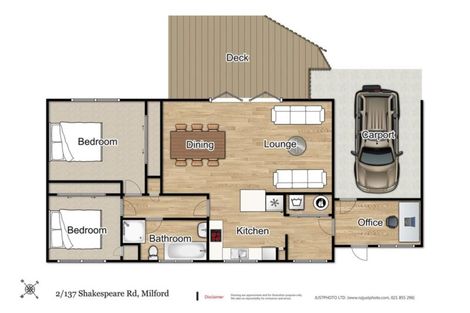 Photo of property in 2/137 Shakespeare Road, Milford, Auckland, 0620