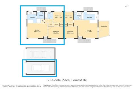 Photo of property in 1/5 Keldale Place, Forrest Hill, Auckland, 0620
