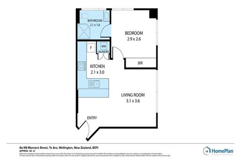 Photo of property in Regency Apartments, 6e/49 Manners Street, Te Aro, Wellington, 6011