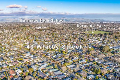 Photo of property in 43 Whitby Street, Burnside, Christchurch, 8053