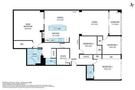 Photo of property in Renwick Apartments, 9/99 Dixon Street, Te Aro, Wellington, 6011