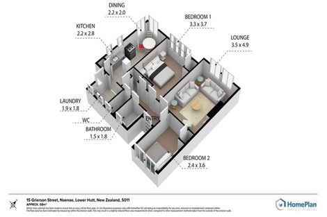 Photo of property in 15 Grierson Street, Naenae, Lower Hutt, 5011