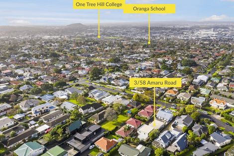 Photo of property in 3/58 Amaru Road, One Tree Hill, Auckland, 1061