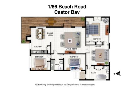 Photo of property in 1/86 Beach Road, Castor Bay, Auckland, 0620