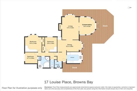 Photo of property in 17 Louise Place, Browns Bay, Auckland, 0630