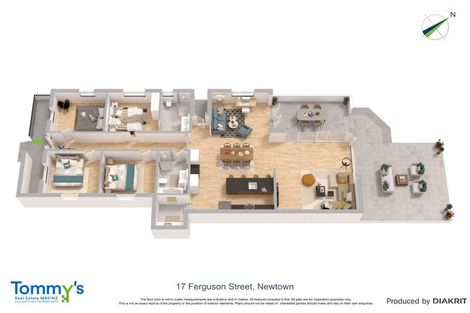 Photo of property in 17 Ferguson Street, Newtown, Wellington, 6021