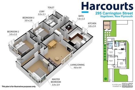 Photo of property in 295 Carrington Street, Vogeltown, New Plymouth, 4310