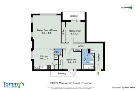 Photo of property in Westhaven Apartments, 24/127 Molesworth Street, Thorndon, Wellington, 6011
