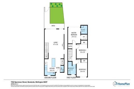 Photo of property in 7/62 Spenmoor Street, Newlands, Wellington, 6037