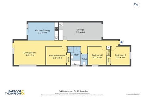 Photo of property in 14 Huamanu Street, Pukekohe, 2120