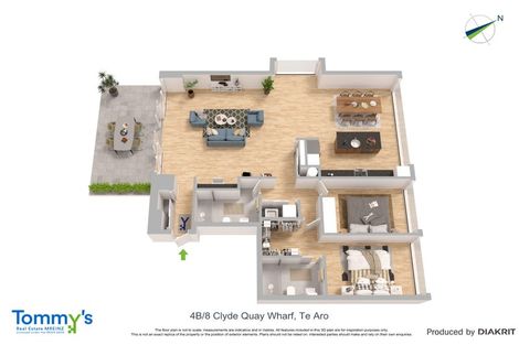 Photo of property in Clyde Quay Wharf, 4b/8 Clyde Quay Wharf, Te Aro, Wellington, 6011