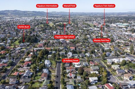 Photo of property in 20 Halberg Street, Papakura, 2110